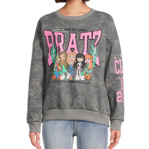 Bratz Junior Graphic Gray Sweatshirt(Size XL) - Picture 1 of 8